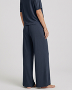 Women's Wide-Leg Trousers with Elastic Waist - 9
