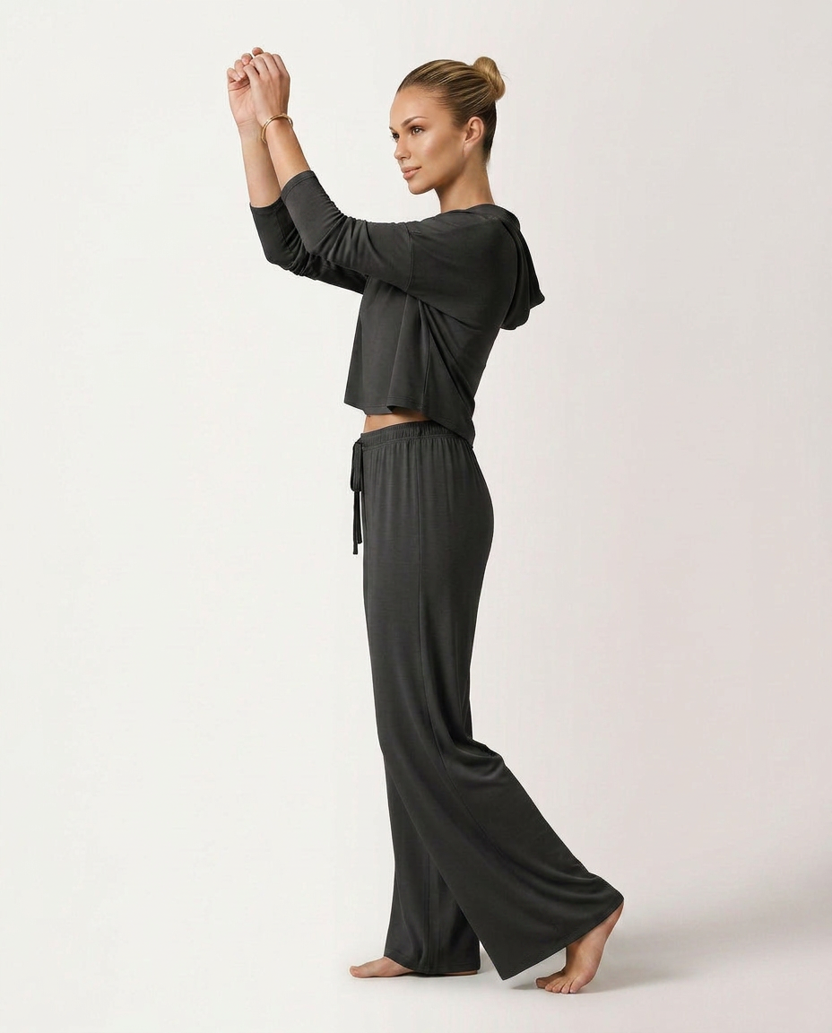 Women's High-Waist Wide-Leg Trousers - 15