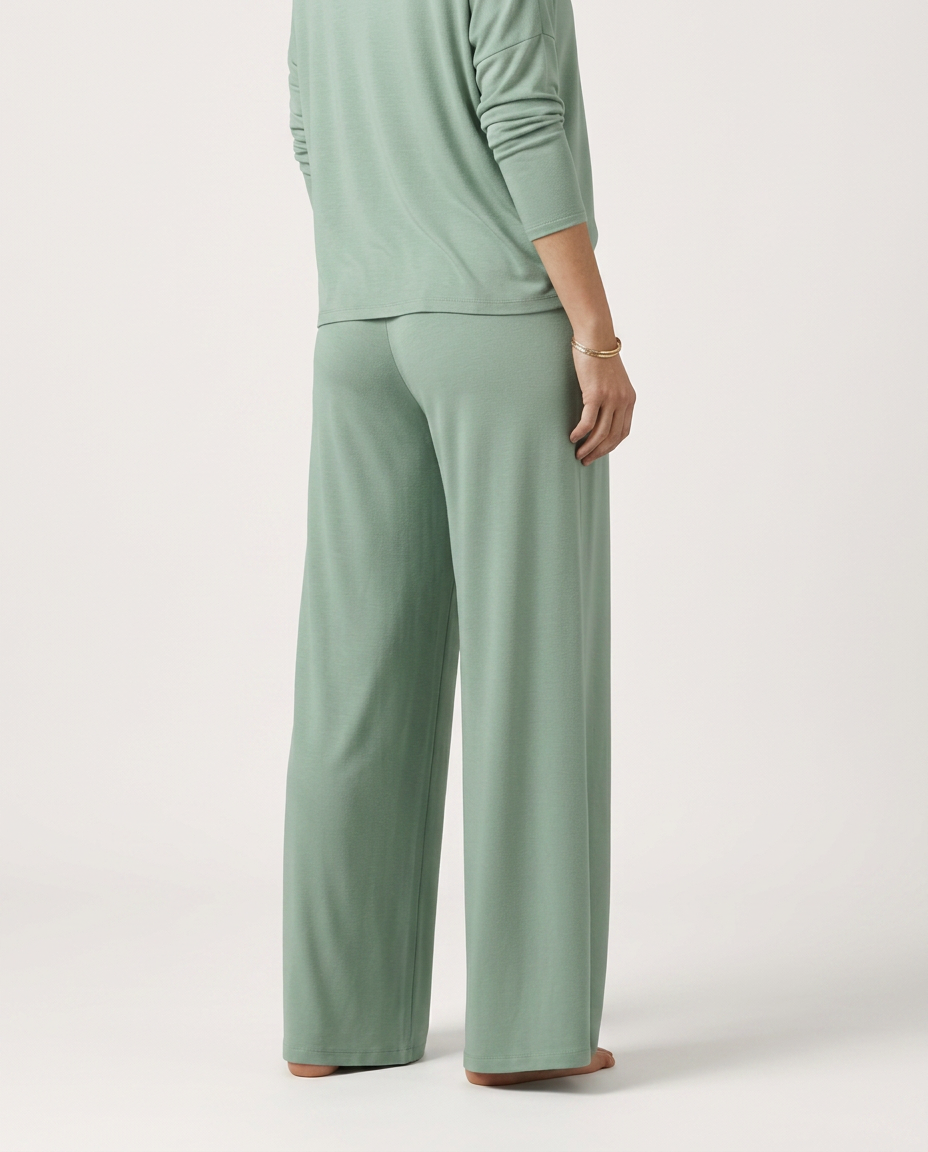 Women's High-Waist Wide-Leg Trousers - 3