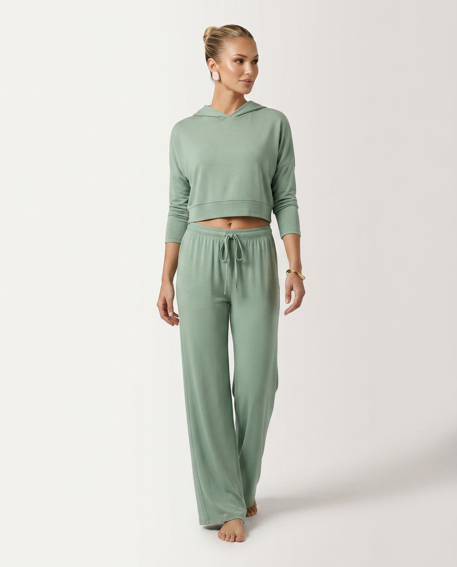 Women's High-Waist Wide-Leg Trousers - 7