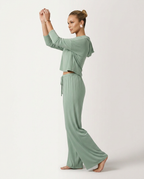 Women's High-Waist Wide-Leg Trousers - 8