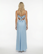 Women's Maxi Dress Cowl Neck Open Back Sleeveless - 15