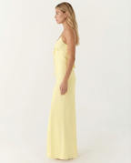 Women's Maxi Dress Cowl Neck Open Back Sleeveless - 4