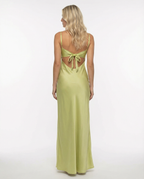 Women's Maxi Dress Cowl Neck Open Back Sleeveless - 11