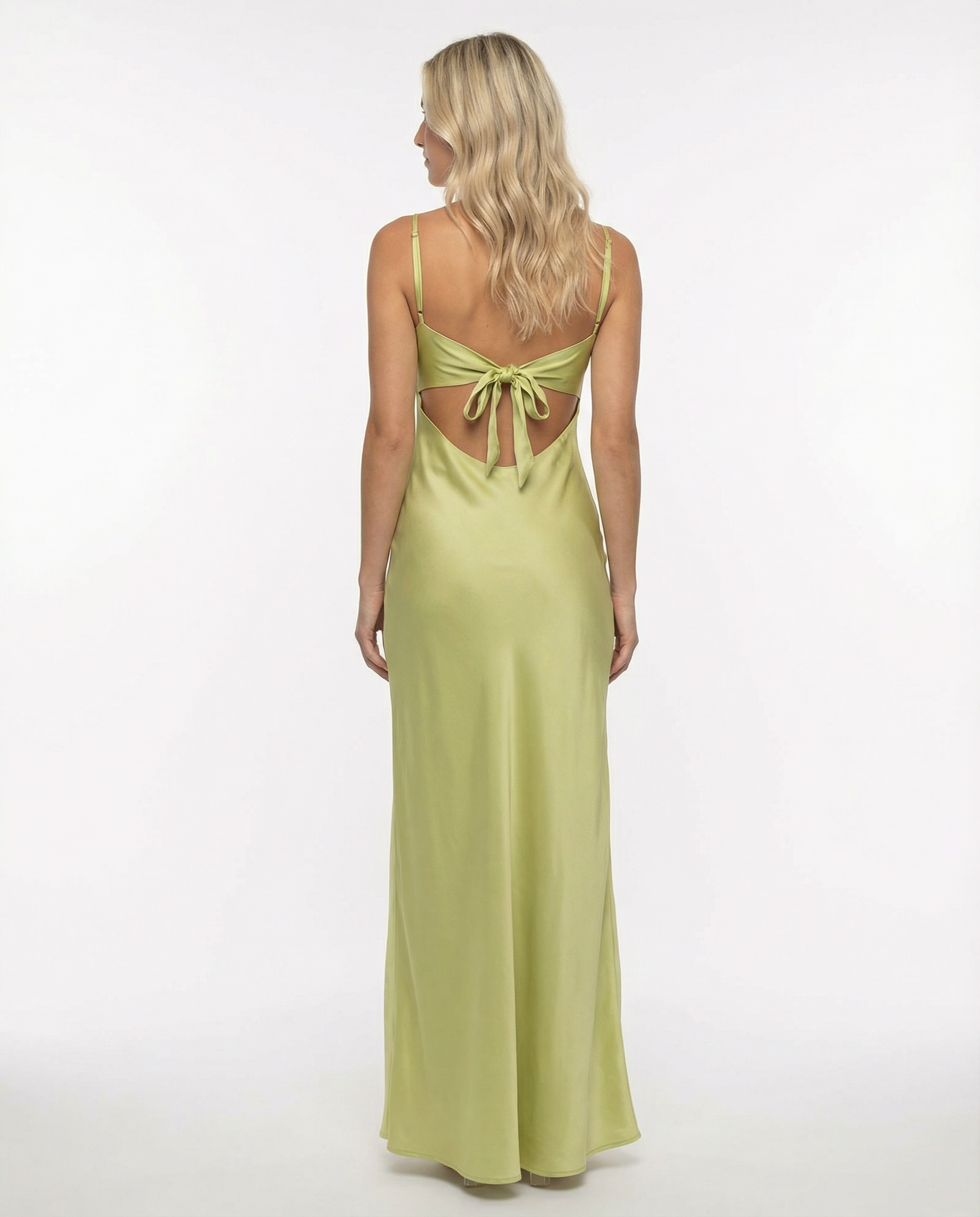 Women's Maxi Dress Cowl Neck Open Back Sleeveless - 11