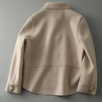 Women's Button-Front Jacket with Peter Pan Collar - 3