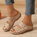 Jasmine | Adjustable Sandals - Beige