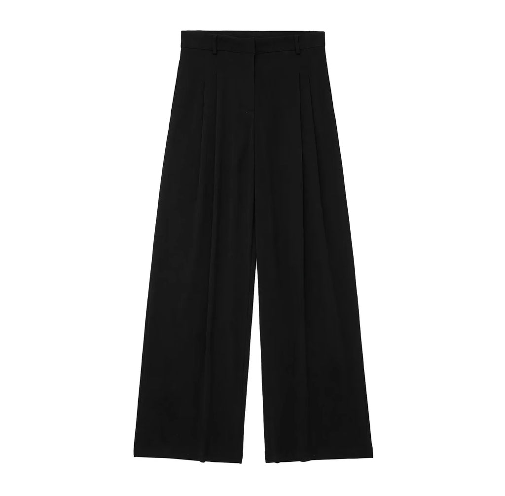 Women Halter Waistcoat and Trouser Co-ord Set with Wide Leg - 14