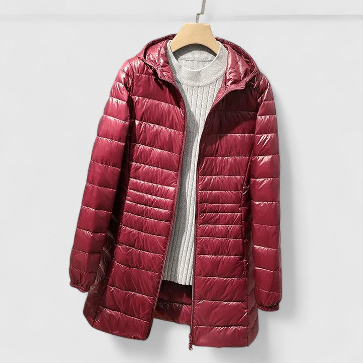 Averlyss | Sophisticated Coat - Burgundy
