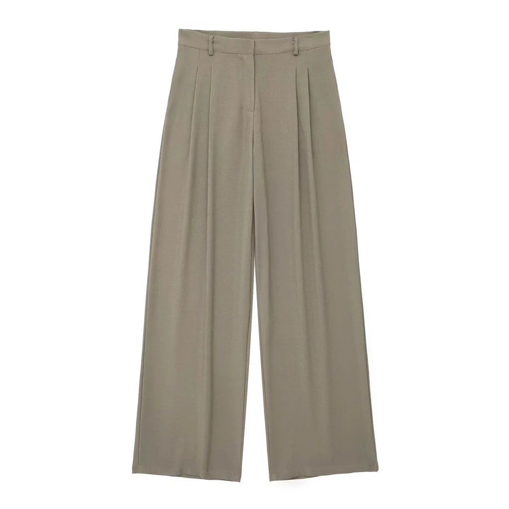 Women Halter Waistcoat and Trouser Co-ord Set with Wide Leg - 12
