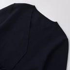 Women's Knit Blazer with Shoulder Pads and Belted Waist - 3