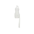 Women's Bodycon Mini Dress One Shoulder with Draped Neck Strap - 8