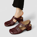 Saryanna | Orthopaedic Mary Jane Shoes - Brown
