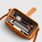 Women's Crossbody Bag with Snap Closure and Adjustable Strap - 3