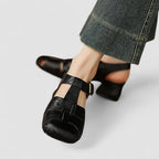 Saryanna | Orthopaedic Mary Jane Shoes - Black