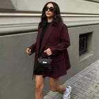 Women's Tailored Blazer Single-Breasted with Structured Fit - 4