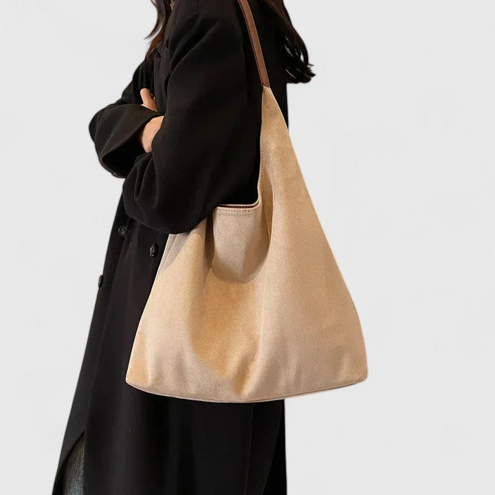 Women's Shoulder Bag with Minimalist Silhouette - 3