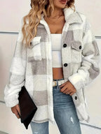 Martin | Stylish Check Fleece Jacket - 5