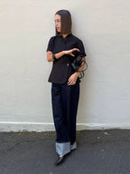Women's Blazer Jacket Cinched Waist with Short Sleeves and Notch Collar - 7
