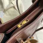 Women's Tote Bag with Detachable Bunny Charm - 14