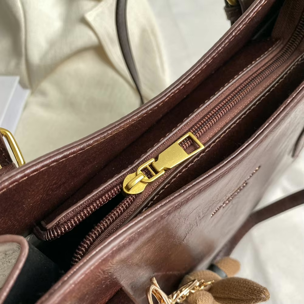 Women's Tote Bag with Detachable Bunny Charm - 14