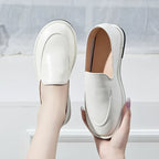 Women's Loafers Slip-On Flat with Round Toe - 2