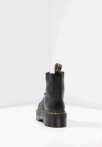 Women's Chunky Platform Boots with Zip Closure - 7