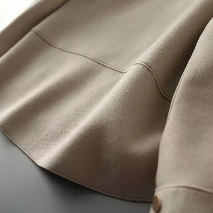 Women's Button-Front Jacket with Peter Pan Collar - 7