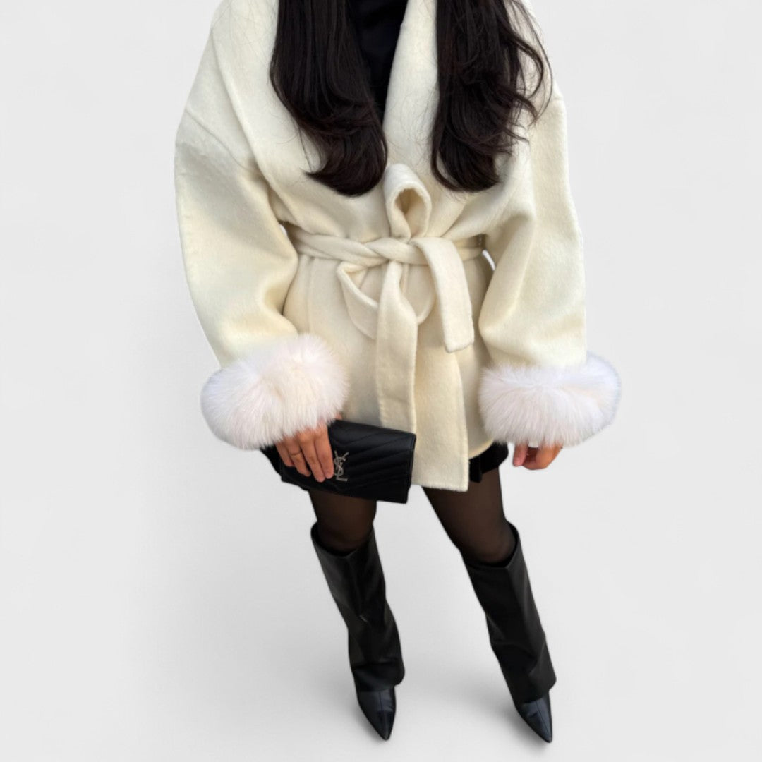 Fyn | Elegant Coat - White