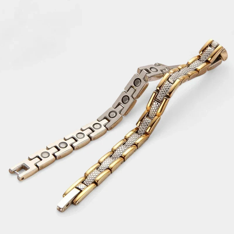 Women's Bracelet with Magnetic Clasp and Adjustable Link Chain - 6