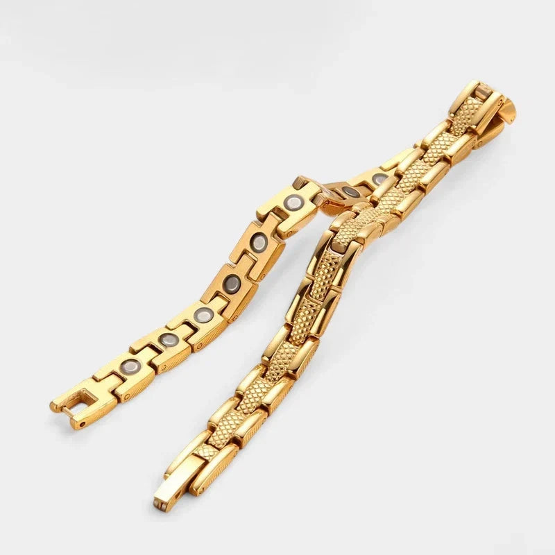 Women's Bracelet with Magnetic Clasp and Adjustable Link Chain - 5