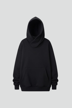 Women's Oversized Hoodie with High Neck and Wide Hood - 2