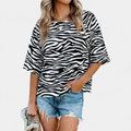 Z Zebra Print
