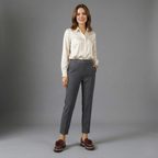 Women's Platform Loafers with Bow Detail and Chunky Sole - 9