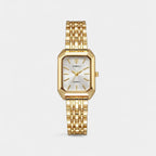 Women's Square Face Watch with Slim Vintage-Style Strap - 2