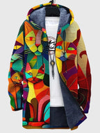 Anna - Jacket with Artistic Print - Print 2