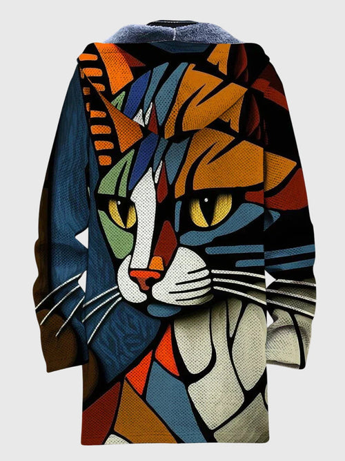 Anna - Jacket with Artistic Print - 2