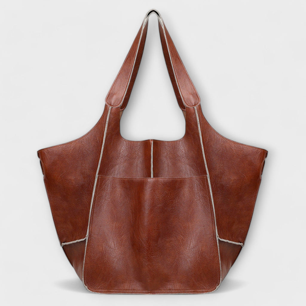 Women's Oversized Weekend Tote Bag with Shoulder Straps - 13