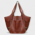 Women's Oversized Weekend Tote Bag with Shoulder Straps - 13