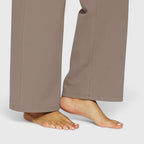 Women's Wide-Leg Trousers with Elasticated Waistband and Side Pockets - 10