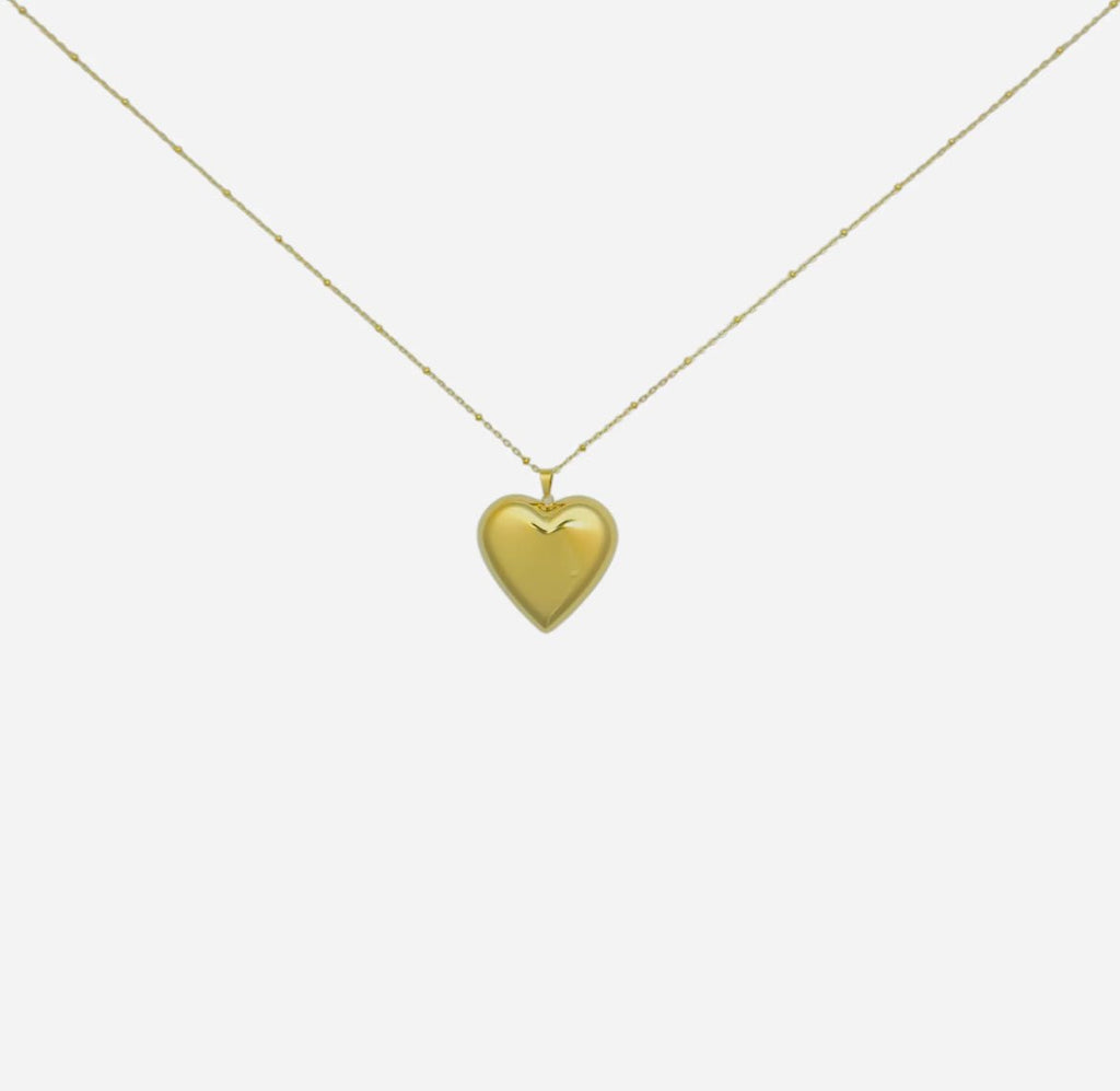 Women's Heart Pendant Necklace with Fine Chain - 6
