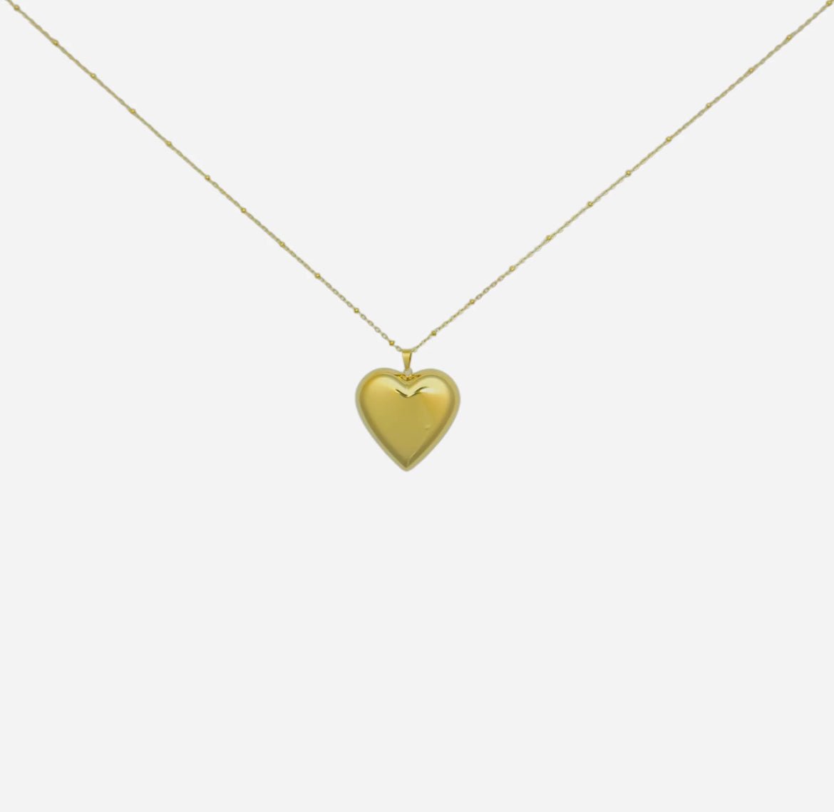 Women's Heart Pendant Necklace with Fine Chain - 6