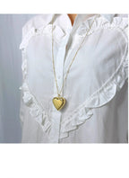 Women's Heart Pendant Necklace with Fine Chain - 2