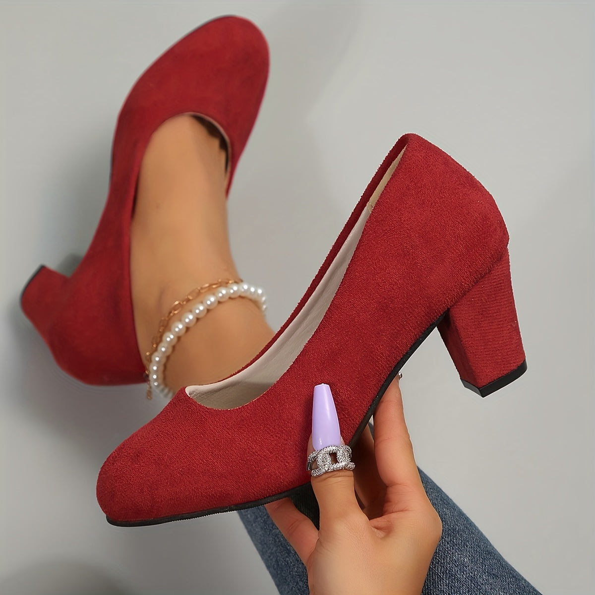 Tazie | Orthopaedic Heels - Red