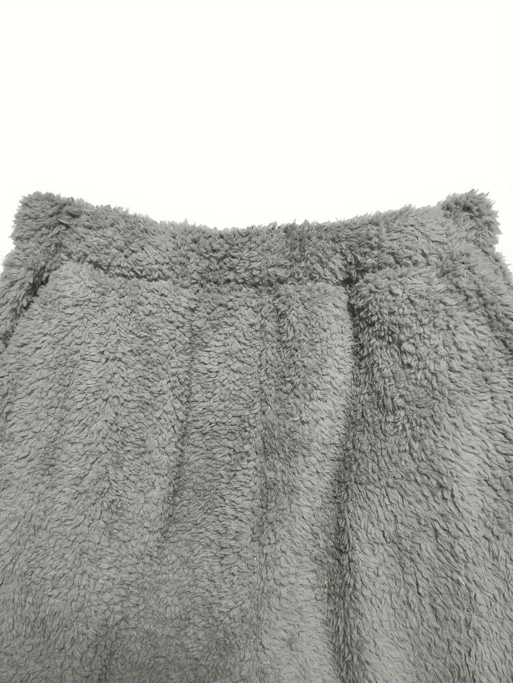 Women's Fleece Loungewear Set Shawl Collar Hoodie Trousers - 5