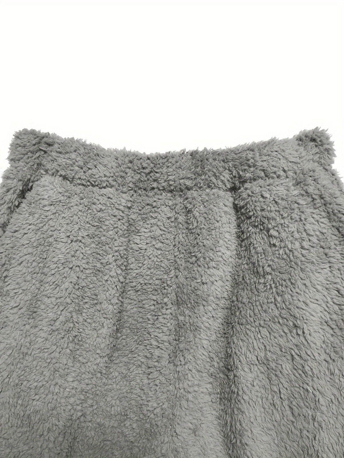 Women's Fleece Loungewear Set Shawl Collar Hoodie Trousers - 5