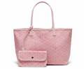 Women's Tote Bag with Matching Pouch - Pink (Medium)