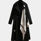 Women's Belted Trench Coat Midi Length Turndown Collar - 5