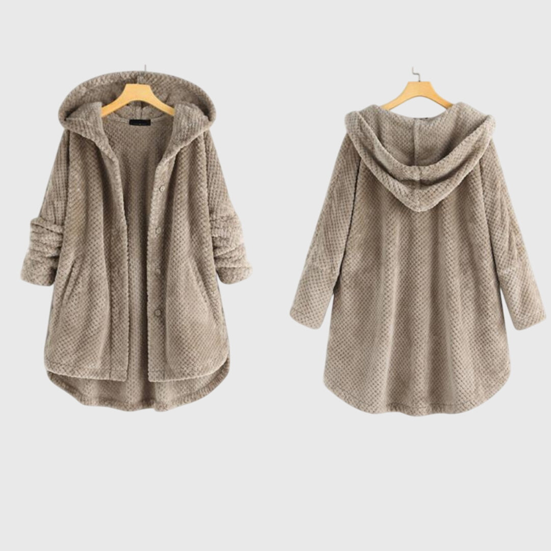 Franca - Fleece Jacket with Hood - 10