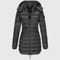 Elise - Long Down Jacket - Black